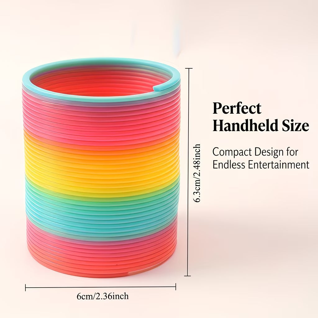 Elastic Rings - Rainbow Spring Toys