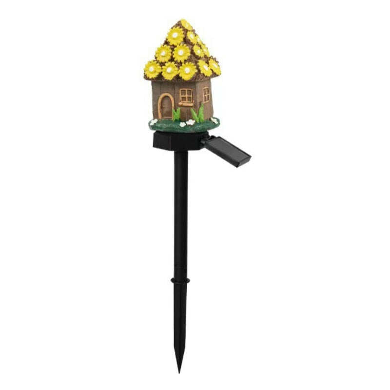 ๐ฅ Hot Sale ๐ LED Solar-Powered Resin House Light