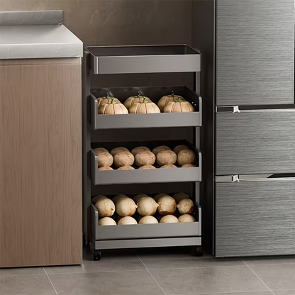 Heavy Duty | Mobile 1-Piece Wheeled Multi-Function Storage Trolley