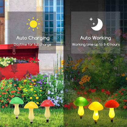 💥 Hot Sale 🌟 Waterproof Solar Mushroom Lamp