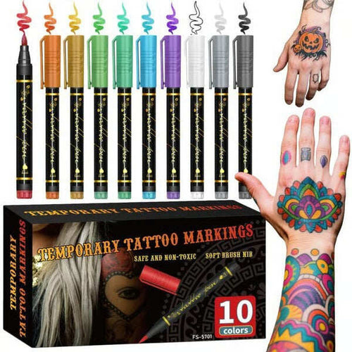 🔥Hot Sale 50% OFF🔥15 Colors Temporary Tattoo Markers