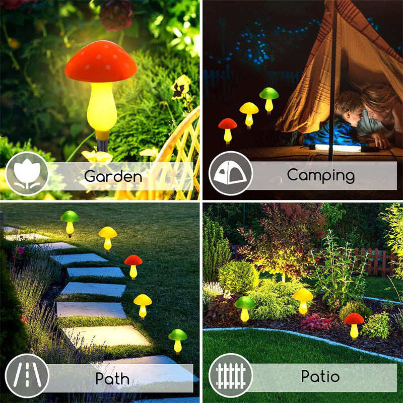 💥 Hot Sale 🌟 Waterproof Solar Mushroom Lamp
