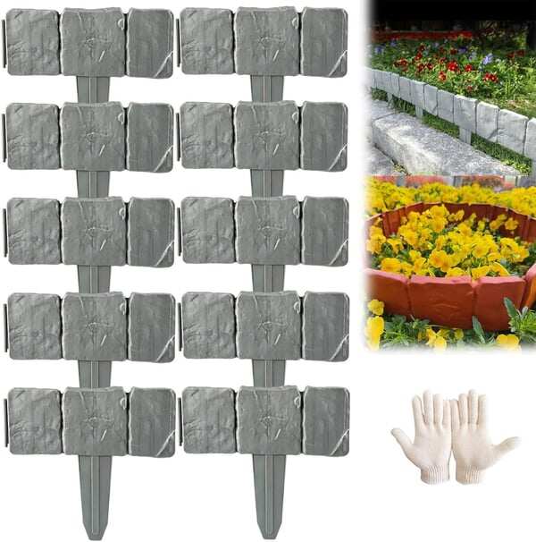 Limited Stock Left🌻🛠️Imitation Stone Garden Fence