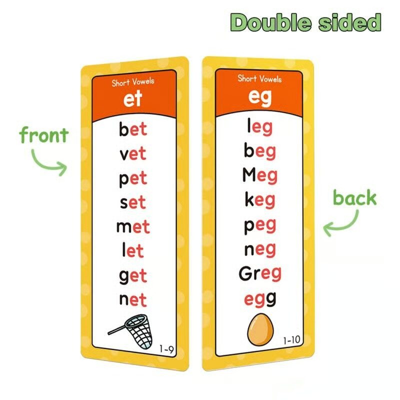 🔥Hot Sale 50% OFF🔥Phonics Word List Card Set