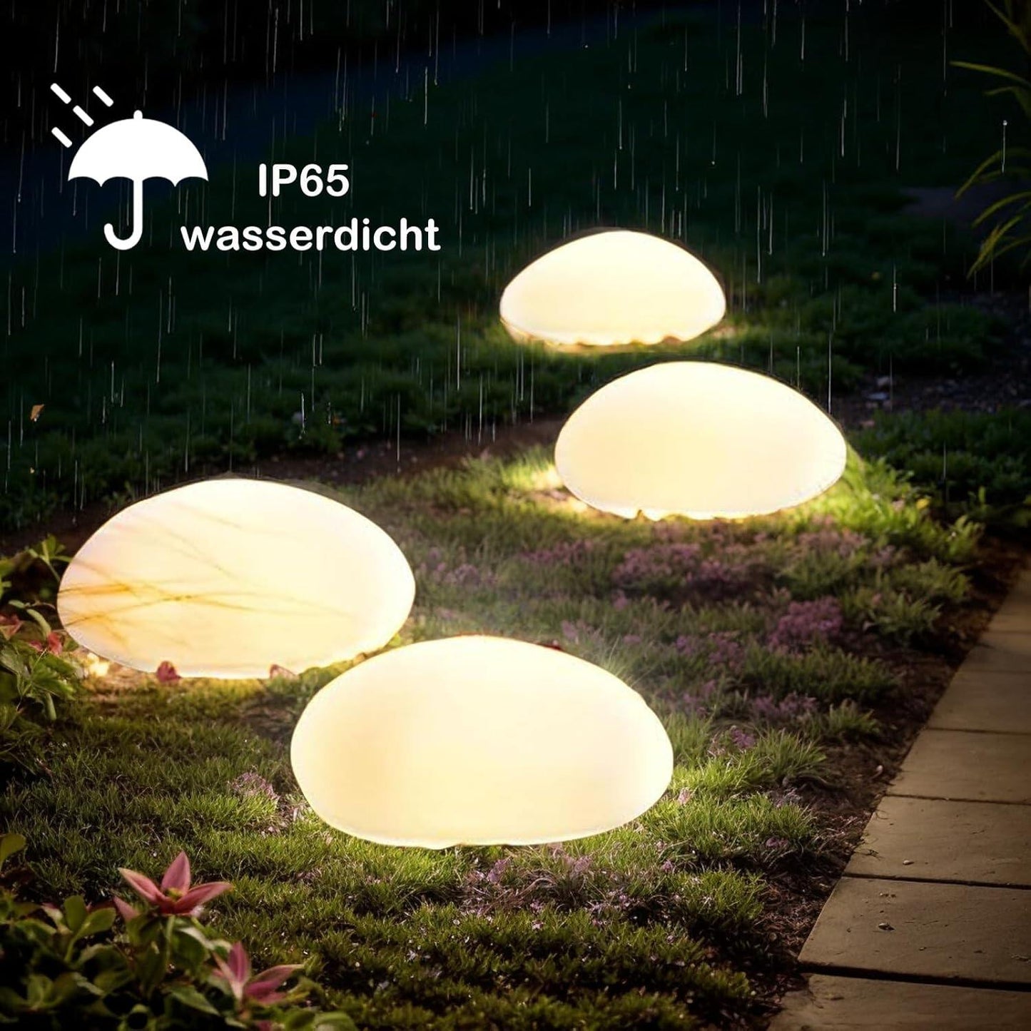 💥 Hot Sale 🌟 Simulated pebble solar lamp