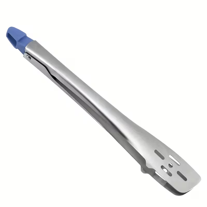 1-Pack Heavy Duty Stainless Steel Kitchen Clips | Long Handle, Non-Slip Handle
